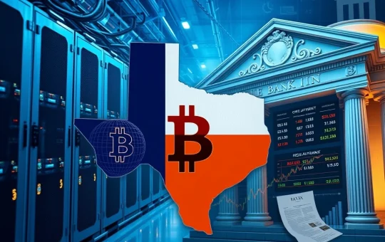 Daily cryptocurrency news coverage featuring Bitcoin mining expansion and European bank trading launch.