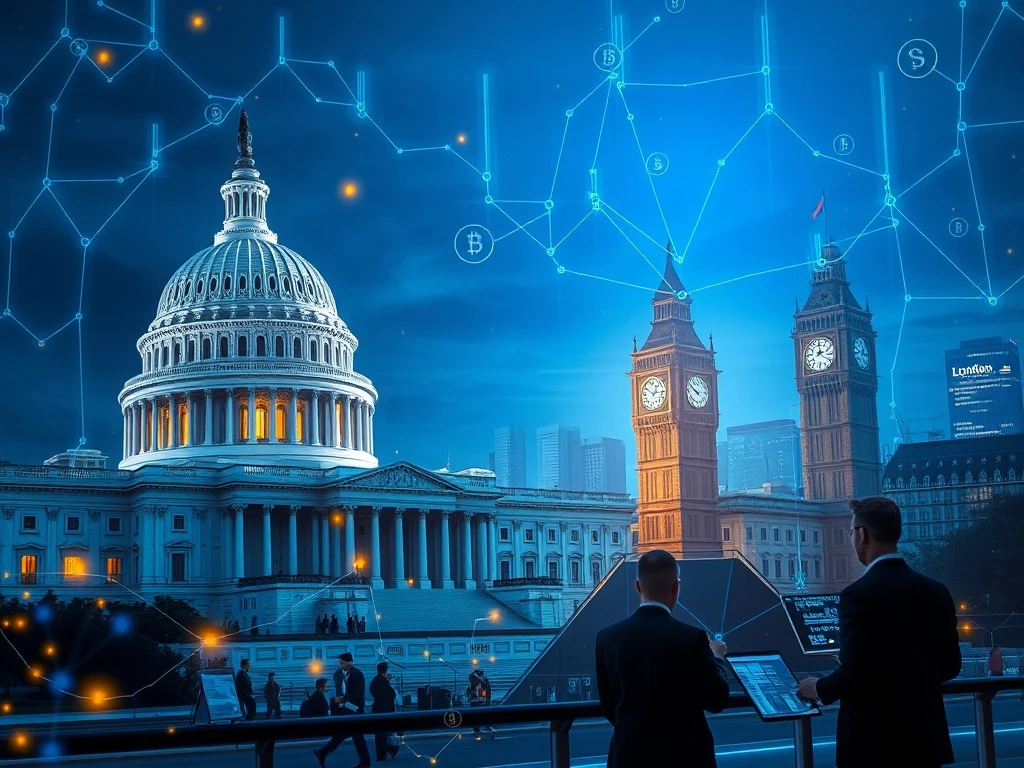 Daily cryptocurrency news analysis covering legislation delays and traditional finance blockchain adoption