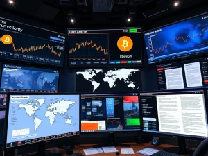 Breaking cryptocurrency news coverage showing market volatility and regulatory developments impacting digital assets today