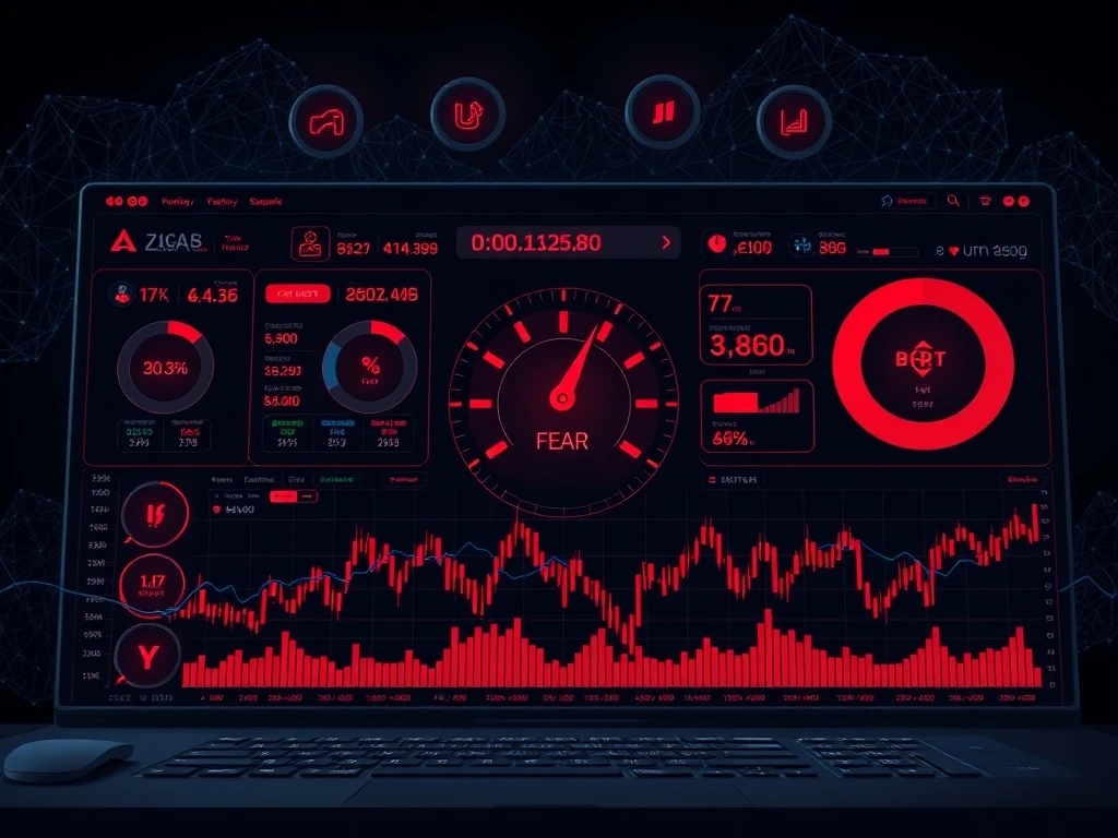 Cryptocurrency market sentiment stuck in extreme fear with Fear & Greed Index showing prolonged anxiety