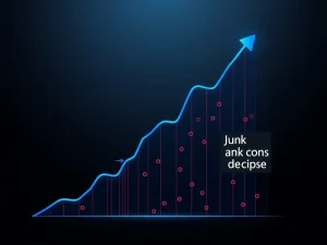 Conceptual visualization of a cryptocurrency bull market requiring the removal of junk coins for sustainable growth.