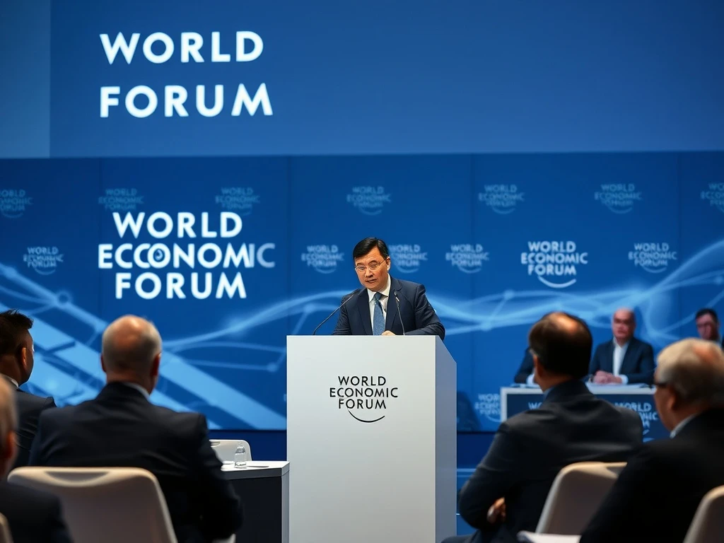Changpeng Zhao discussing government asset tokenization at World Economic Forum Davos 2025