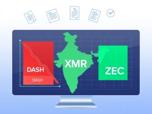 Dash cryptocurrency price drop analysis after India privacy coin regulation compared to Monero and Zcash stability