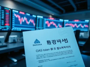 DAXA issues an investment warning for the Oasys OAS gaming blockchain token in South Korea.