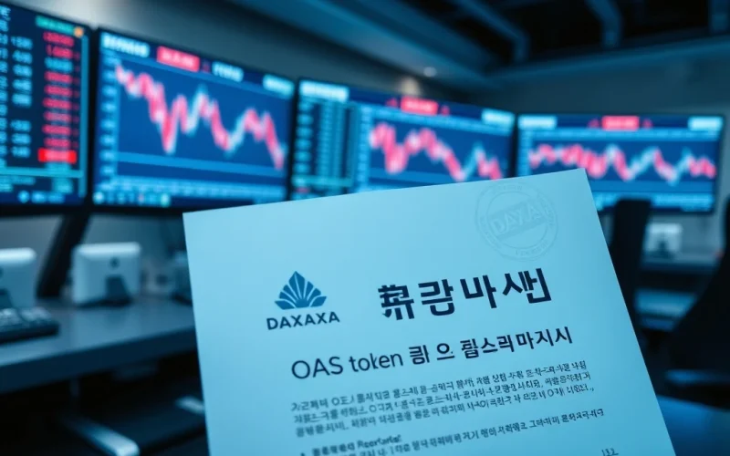 DAXA issues an investment warning for the Oasys OAS gaming blockchain token in South Korea.