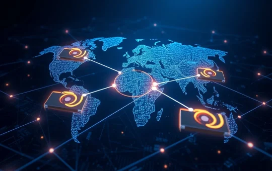 Decentralized GPU networks connecting global AI processing power for inference workloads