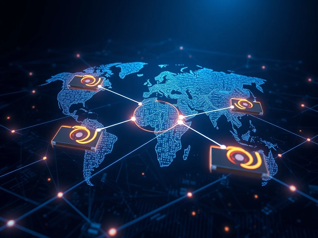 Decentralized GPU networks connecting global AI processing power for inference workloads