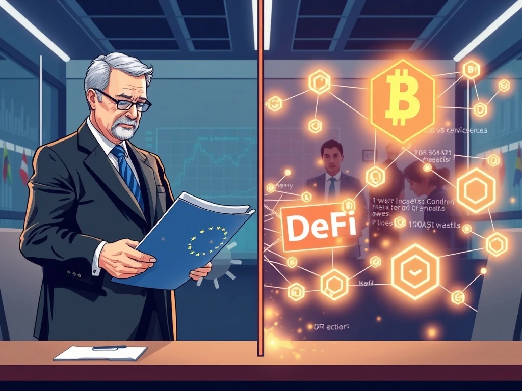 DeFi regulation gap between traditional finance oversight and decentralized blockchain protocols