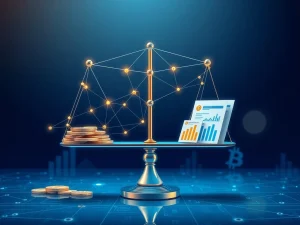 DeFi risk management framework balancing blockchain technology with traditional financial safeguards for institutional adoption