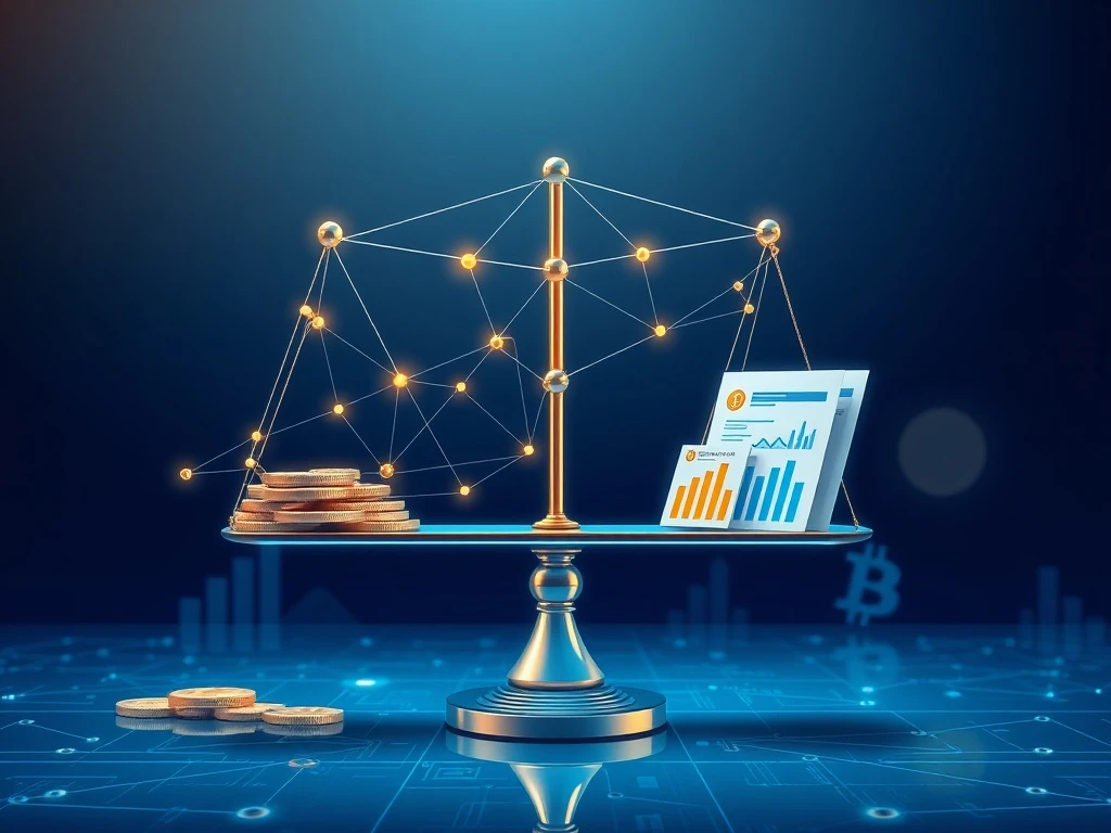 DeFi risk management framework balancing blockchain technology with traditional financial safeguards for institutional adoption