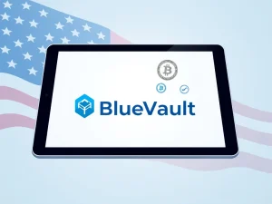 BlueVault crypto donation platform launched by Democrats for Bitcoin and stablecoin political contributions