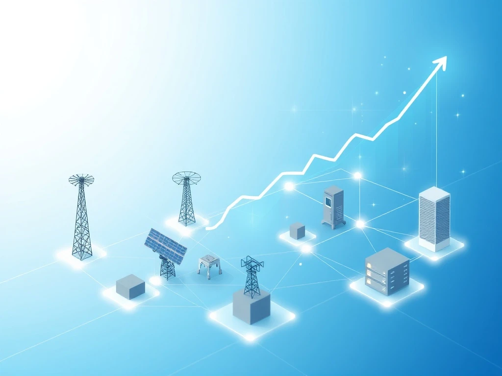 DePIN decentralized physical infrastructure network connecting real-world assets through blockchain technology