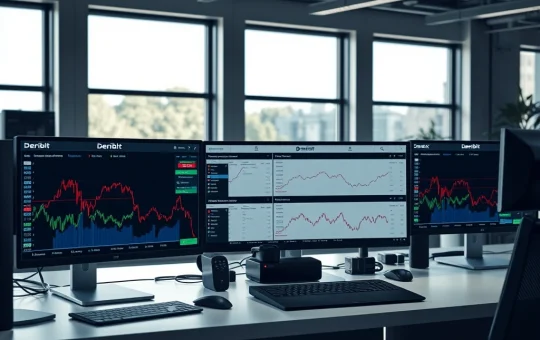 Deribit exchange platform interface showing AVAX and TRX options trading for cryptocurrency derivatives