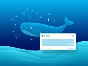 A dormant cryptocurrency whale transfers $145 million in Ethereum to the Gemini exchange after nine years.