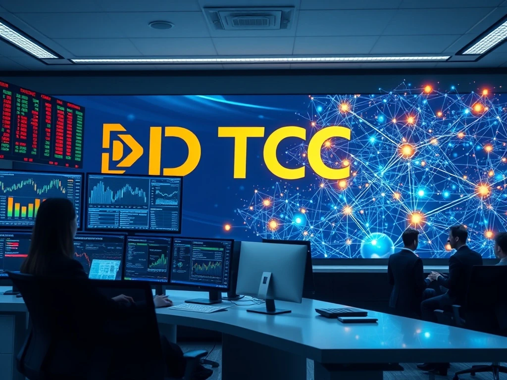 DTCC tokenization roadmap transforming traditional securities into digital assets on a blockchain network.