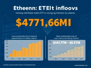 ETH spot ETF buying outpaces new supply as institutional demand surges in cryptocurrency markets.