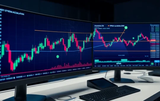 Ethena ENA price analysis showing whale accumulation versus retail selling pressure in cryptocurrency markets