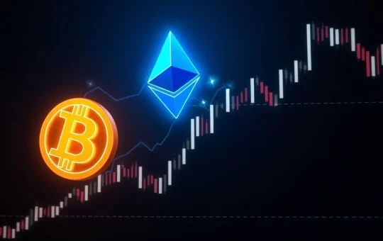 Ethereum Bitcoin rally analysis showing inverse head and shoulders breakout pattern on a financial chart