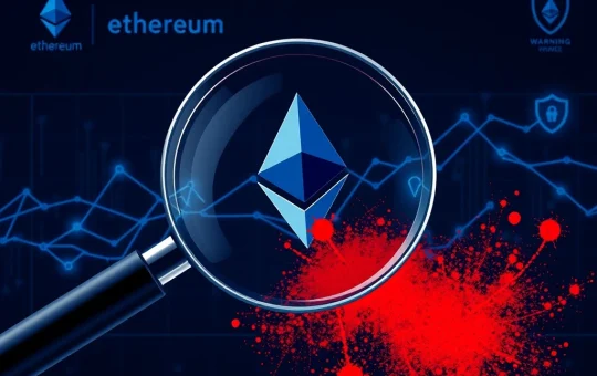 Ethereum dusting attacks analysis showing suspicious network activity patterns and security threats