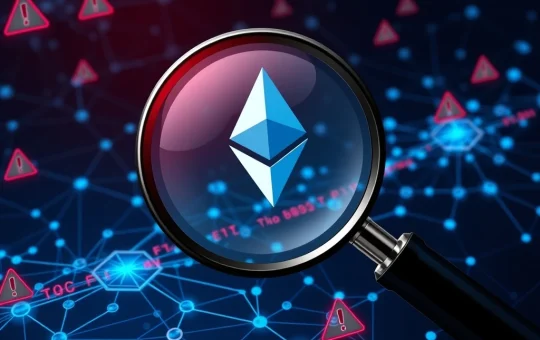 Ethereum dusting attacks analysis showing malicious transaction patterns threatening blockchain security