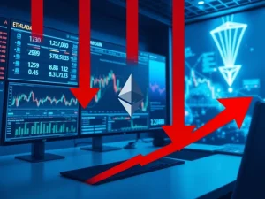 Analysis of Ethereum ETF outflows showing investor withdrawals from major funds.
