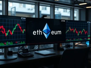 Ethereum ETF outflows trend showing declining investment in cryptocurrency funds