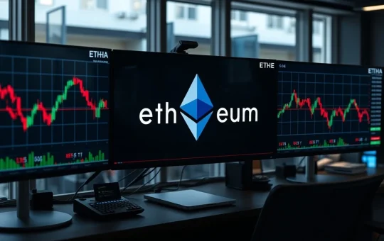 Ethereum ETF outflows trend showing declining investment in cryptocurrency funds