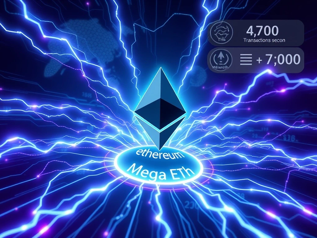 Ethereum L2 MegaETH achieving record transaction speed during scalability testing for blockchain network