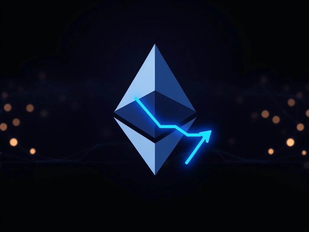 Chart showing the historic low of Ethereum network fees and its significance for blockchain adoption.