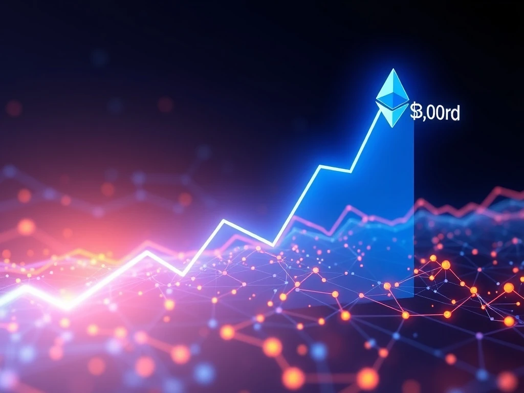 Ethereum price analysis showing bullish momentum above $3,000 support with staking and ETF data