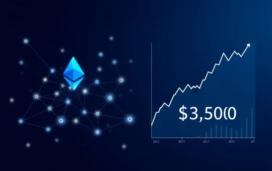 Ethereum network activity visualization showing strong on-chain metrics supporting price rebound prediction