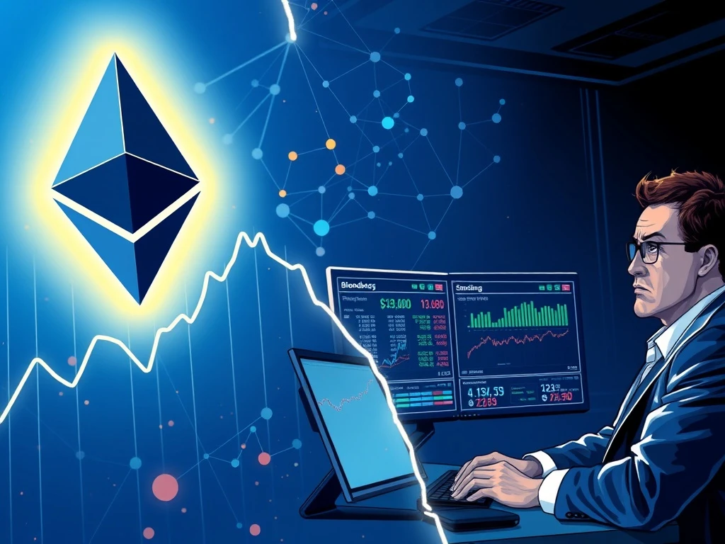 Ethereum price analysis showing professional trader skepticism despite $3.4K valuation