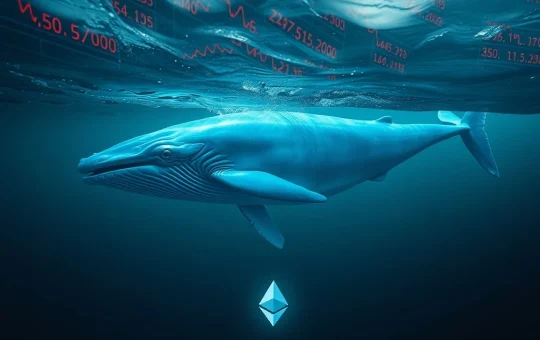 Cryptocurrency whales strategically buying Ethereum during a market price dip below $3000.