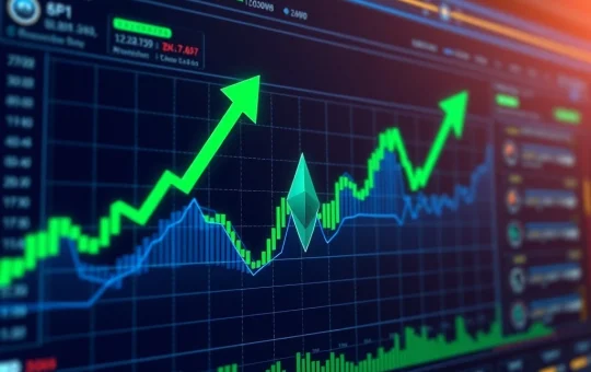 Ethereum trend reversal analysis showing net taker volume and price movement data visualization