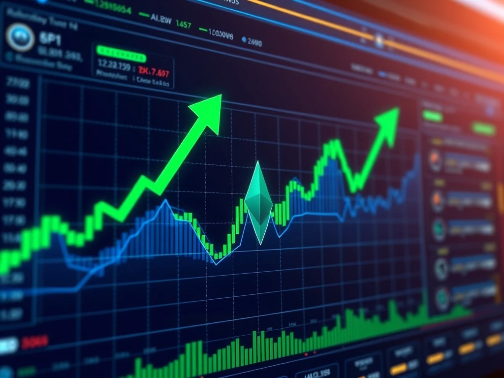 Ethereum trend reversal analysis showing net taker volume and price movement data visualization