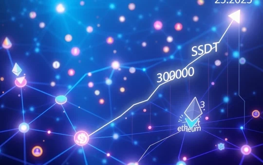 Ethereum USDT active addresses reach 300K milestone showing major on-chain shift to DeFi and self-custody wallets.
