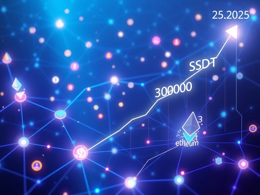Ethereum USDT active addresses reach 300K milestone showing major on-chain shift to DeFi and self-custody wallets.