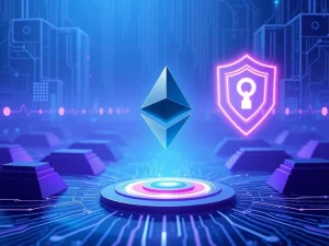 Ethereum blockchain security and quantum readiness concept for long-term decentralization