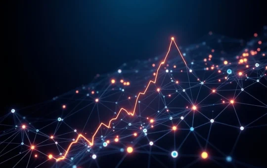 Visualization of the 2025 Ethereum network growth and record wallet creation surge