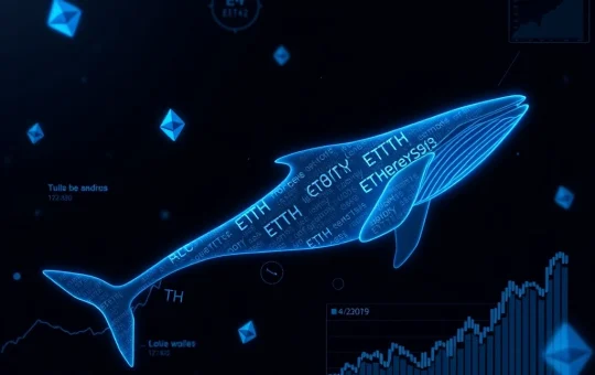 Ethereum whale accumulation analysis showing strategic blockchain transactions and market data patterns