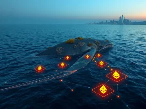 An Ethereum whale's massive $248 million deposit to Gemini exchange after nine years of dormancy.