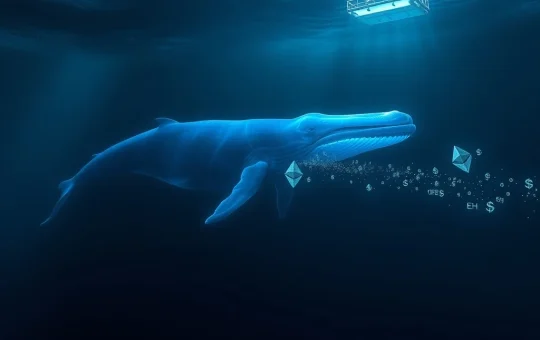 An Ethereum whale transferring millions in ETH to an exchange faces a significant potential financial loss.