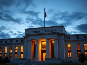 Federal Reserve building representing steady interest rate decision and US monetary policy stability