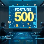 Fortune 500 companies adopting cryptocurrency and blockchain technology for corporate finance strategies