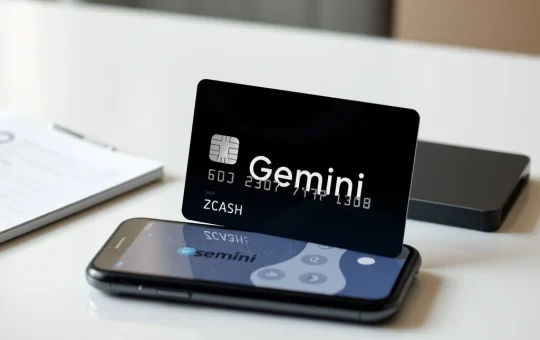 Gemini's new Zcash-themed credit card offering cryptocurrency rewards for purchases