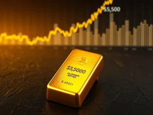 Historic surge in the gold price breaks the $5,500 per ounce barrier.