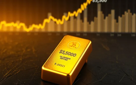 Historic surge in the gold price breaks the $5,500 per ounce barrier.