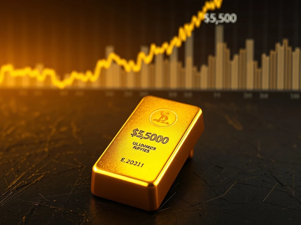 Historic surge in the gold price breaks the $5,500 per ounce barrier.