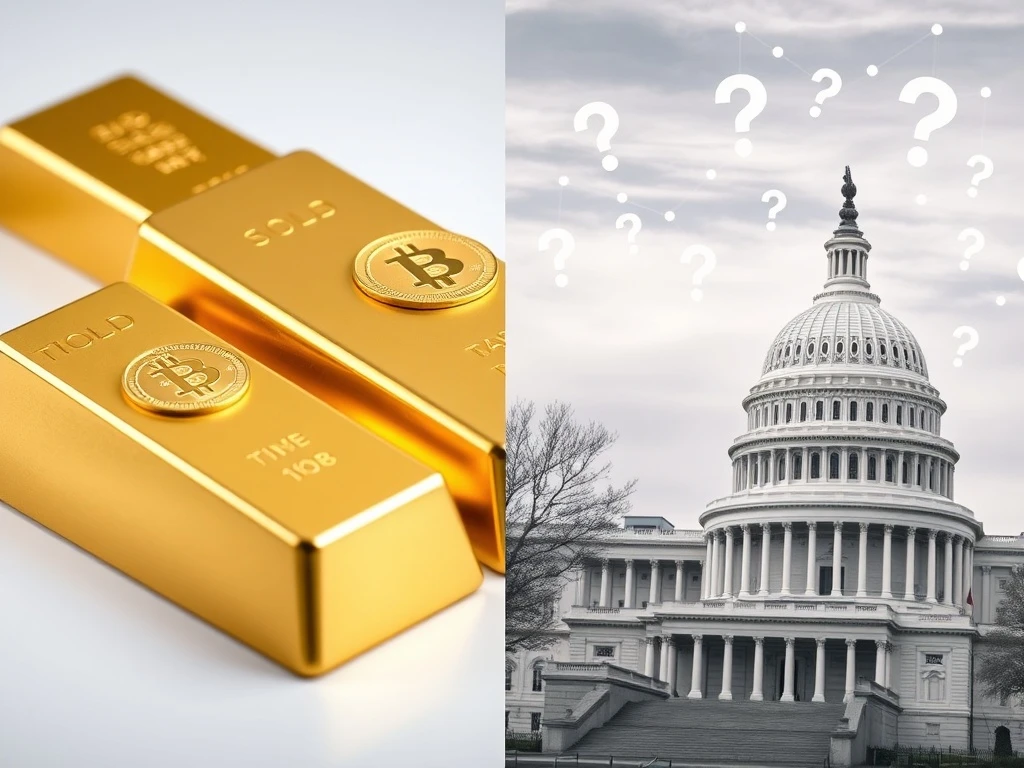 Gold price surge and US regulatory confusion as key crypto market variables affecting 2025 investments