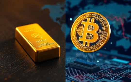 Analysis of the gold price surge versus Bitcoin's consolidation as safe haven demand shifts in 2026.